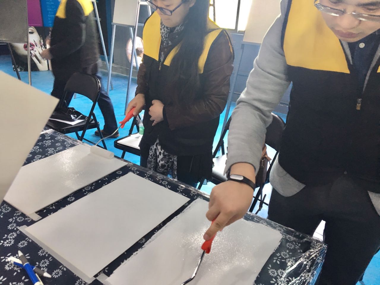 GIOVANNI喬瓦尼藝術涂料培訓學員實操現場 GIOVANNI喬瓦尼藝術涂料培訓學員實操現場